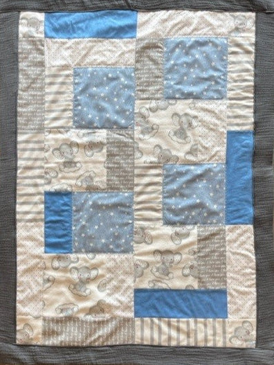 “Elephant Dreams” Baby Quilt