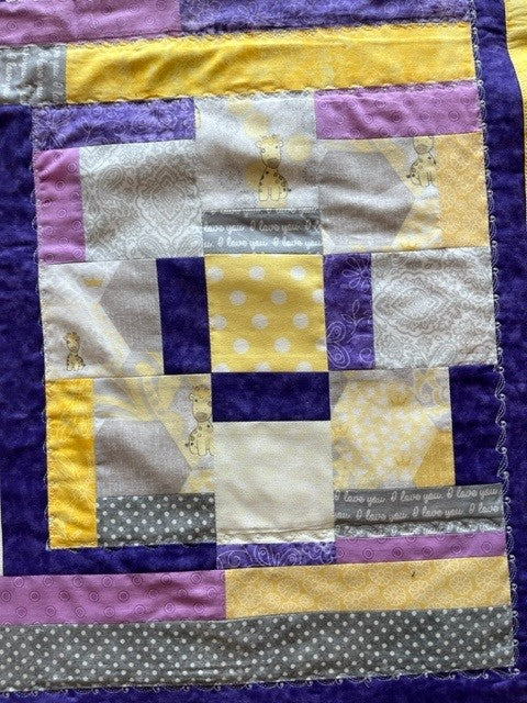 “Giraffe Dreams” Baby Quilt