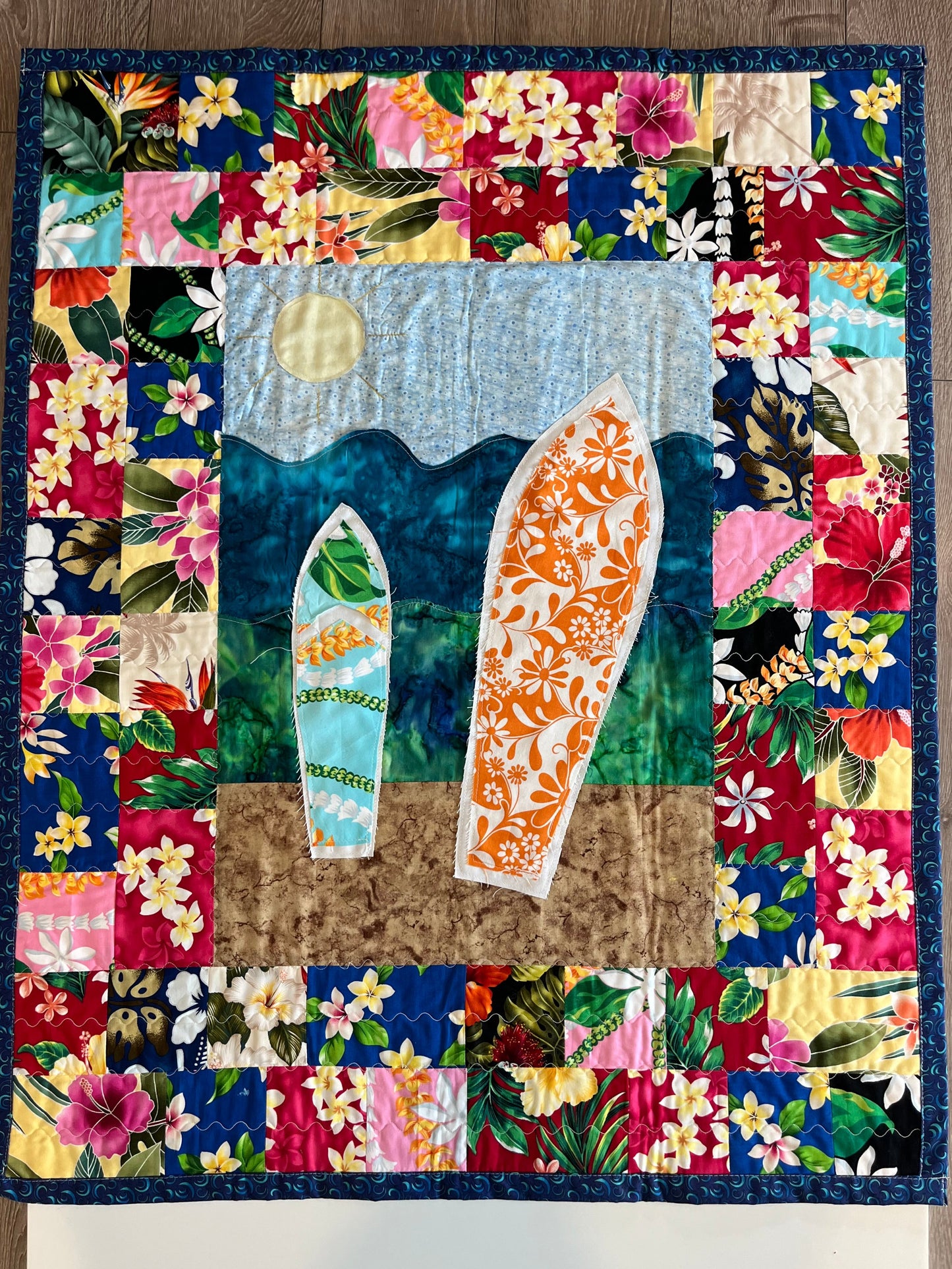 “Tropical Tides” Baby Quilt