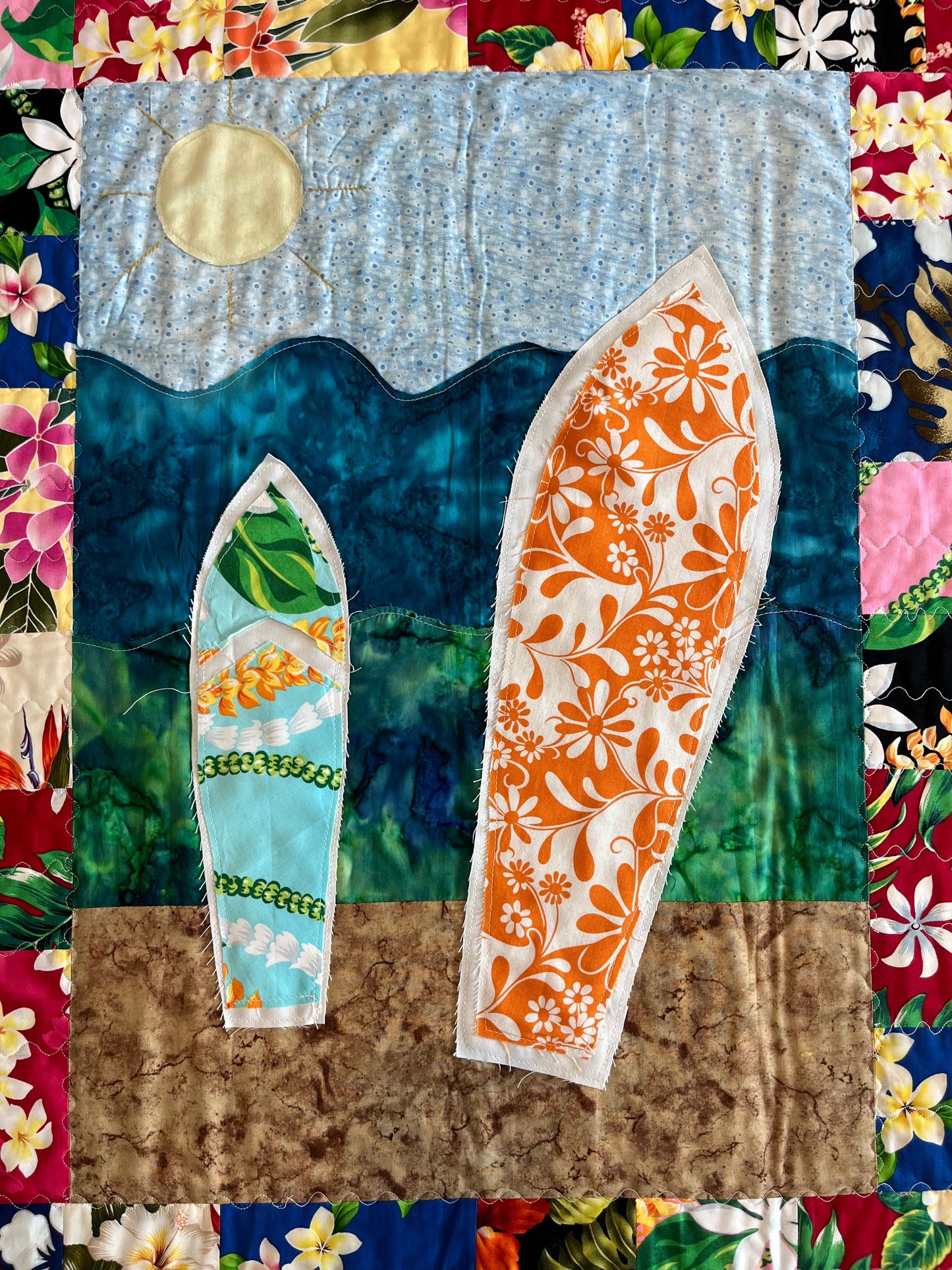 “Tropical Tides” Baby Quilt