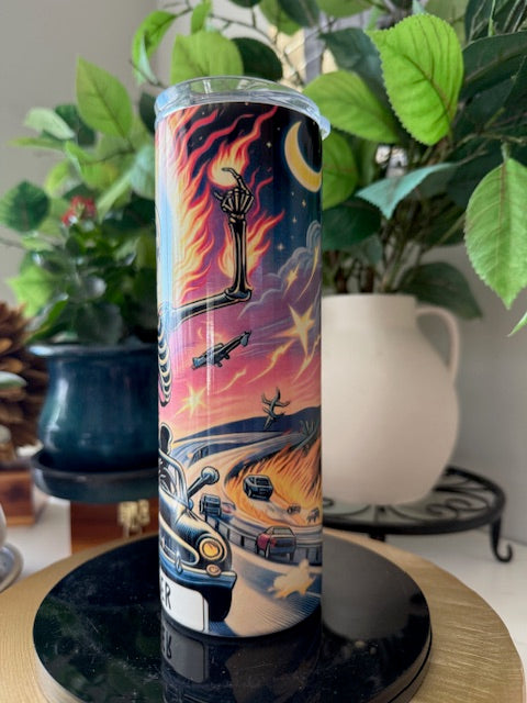 "Road Rager" Tumbler - Sassy Spirits Tarot Collection