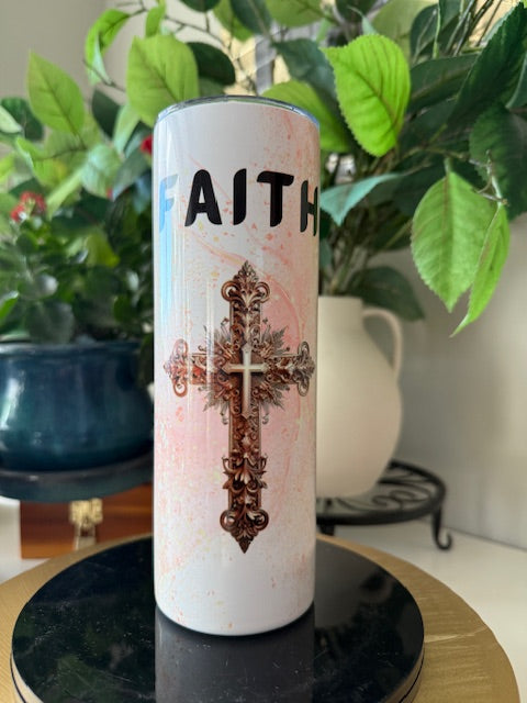 "Faith & Strength" Tumbler